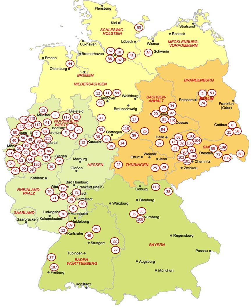 Properties in Germany owned by Larmag